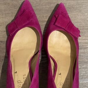 Pink Suede Heel